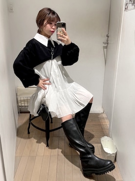 ぎちこ(Jeanasis)さん（レディース・145cm）の春コーディネート