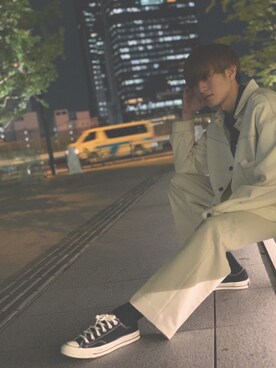 「韓国コーデ」｜「アイテム（ブルゾン）」を使った、ryuichiさん（メンズ・175cm）の春コーディネート