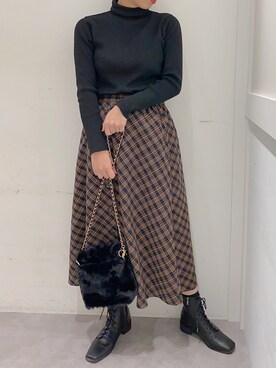 Rihoさん（レディース・155cm）の秋コーディネート