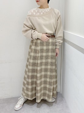 Rihoさん（レディース・155cm）の冬コーディネート