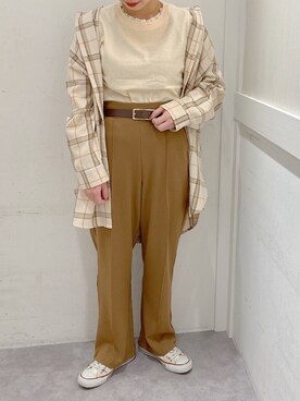 Rihoさん（レディース・155cm）の冬コーディネート