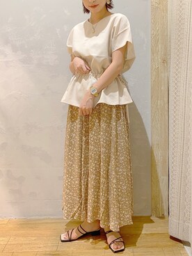 Rihoさん（レディース・155cm）の夏コーディネート