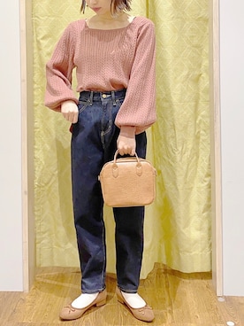 Rihoさん（レディース・155cm）の冬コーディネート