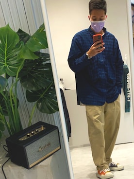 「SENSE（センス）のアイテム」を使った、yeung369さん（メンズ・175cm）の秋コーディネート