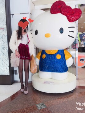 「Bobon21（ボボンニジュウイチ）のアイテム」を使った、Barbie💜さん（レディース・158cm）の秋コーディネート