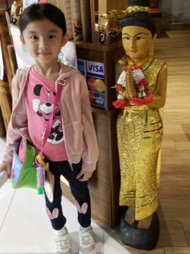 「アイテム（ポーチ）」を使った、Barbie💜さん（レディース・158cm）の春コーディネート