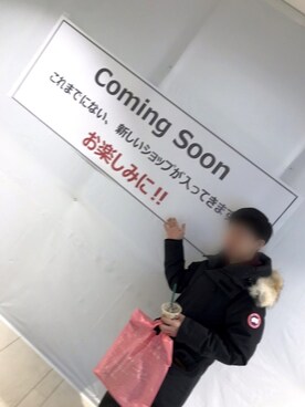 「CANADA GOOSE（カナダグース）のCANADA GOOSE/カナダグース LANGFORD PARKA FUSION FIT/ラングフォードパーカー / ランフォードパーカー（ダウンジャケット/コート、ブラック系）」を使った、motimotikouchanさん（メンズ・161cm）の冬コーディネート