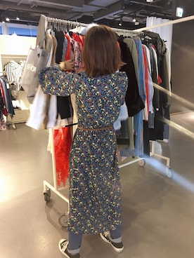 「H&M（エイチ・アンド・エム）のアイテム（ワンピース/ドレス）」を使った、近藤千尋さん（レディース・160cm）の冬コーディネート