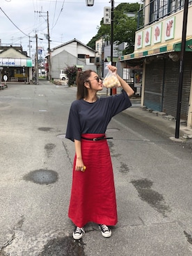 近藤千尋さん（レディース・160cm）の夏コーディネート