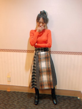近藤千尋さん（レディース・160cm）の秋コーディネート