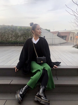 「rag & bone（ラグアンドボーン）のアイテム（トップス）」を使った、近藤千尋さん（レディース・160cm）の冬コーディネート