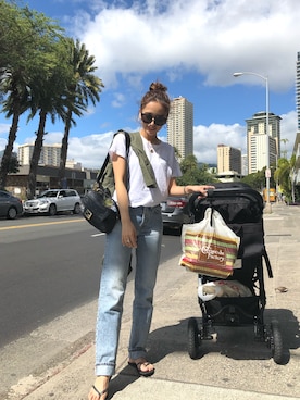 「rag & bone（ラグアンドボーン）のアイテム（トップス）」を使った、近藤千尋さん（レディース・160cm）の春コーディネート