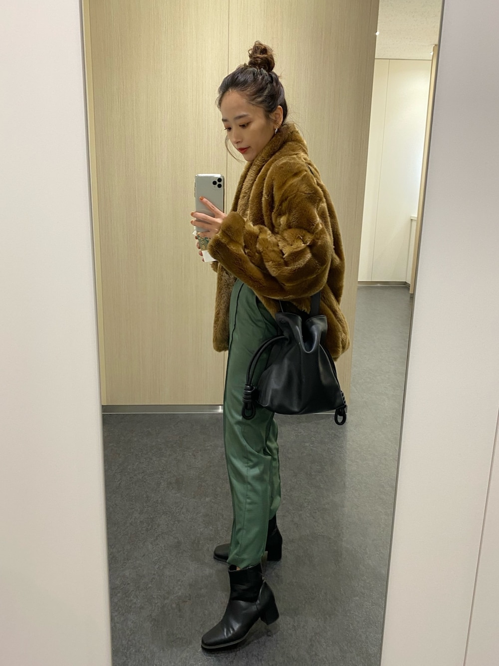 LOEWE ロエベ ウール ビーニー グレー 近藤千尋さん着用　袋付き 20190226215427697_500.jpg