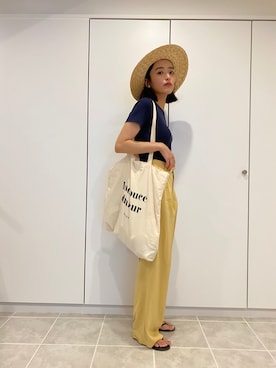 近藤千尋さん(レディース・160cm)の夏コーディネート