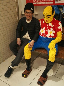 「LEGO（レゴ）のアイテム（その他）」を使った、tamakiさん（メンズ・169cm）の冬コーディネート