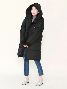 「 コート」｜ZEMMAWORLDさん（レディース・164cm）の冬コーディネート