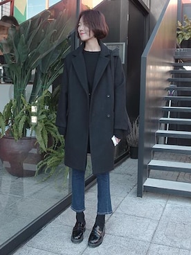 「 大人カジュアル」｜ZEMMAWORLDさん（レディース・164cm）の冬コーディネート