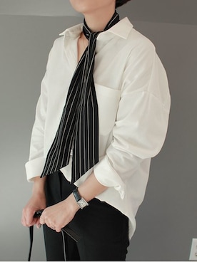 「ルーズフィット」｜ZEMMAWORLDさん（レディース・164cm）の春コーディネート