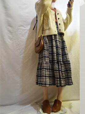 mintさん（レディース・157cm）の秋コーディネート