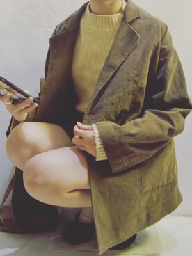 「SVEC（シュベック）のカンフーシューズ kung fu Shoes / ストラップパンプス（バレエシューズ）」を使った、mintさん（レディース・157cm）の秋コーディネート