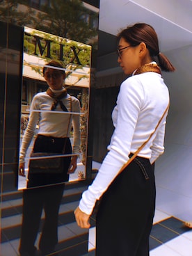 「Buffalo David Bitton（バッファローデヴィッドビトン）のアイテム」を使った、choooomoraさん（レディース・165cm）の春コーディネート