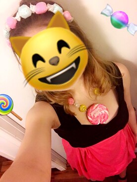 「blue」｜「アイテム（ヘアアクセサリー）」を使った、LWさん（レディース・163cm）の冬コーディネート
