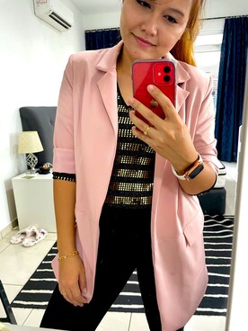 「ZALORA（-）のアイテム（ジャケット/アウター）」を使った、maraさん（レディース・160cm）の夏コーディネート