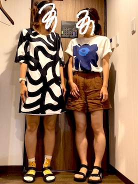 「ベルトサンダル」｜「アイテム（ワンピース/ドレス）」を使った、mihonekkoさん（レディース・165cm）の春コーディネート