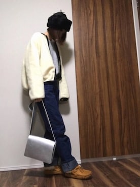 「アイテム（ブルゾン）」を使った、shihomiさん（レディース・168cm・30代）の冬コーディネート