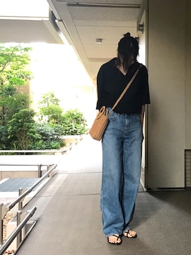 「アイテム（ビーチサンダル）」を使った、shihomiさん（レディース・170cm・30代）の夏コーディネート