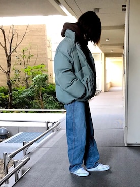 「Ifuru（イフル）のアイテム（ジャケット/アウター）」を使った、shihomiさん（レディース・169cm）の冬コーディネート