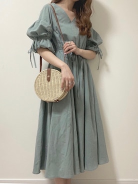 「Heather（ヘザー）のアイテム（ワンピース/ドレス）」を使った、NENEさん（レディース・162cm）の春コーディネート