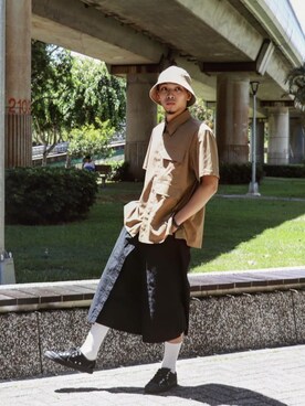 坊主 Roaringwildの帽子を使ったコーディネート Wear