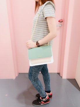 「サマンサタバサ」｜「アイテム（腕時計）」を使った、Aiさん（レディース・155cm）の春コーディネート