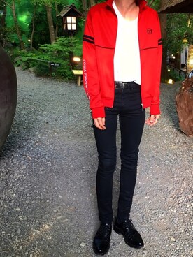 「Gosha Rubchinskiy（ゴーシャラブチンスキー）のアイテム（ブルゾン）」を使った、sa.sh.ooさん（メンズ・175cm）の春コーディネート