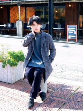 「united arrows」｜Riverさん（メンズ・168cm・20代）の冬コーディネート