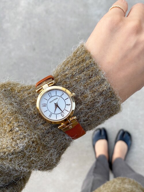 Miho Armitron Newyorkの腕時計を使ったコーディネート Wear