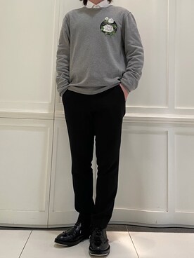 「KRIS VAN ASSCHE（クリスヴァンアッシュ）のアイテム」を使った、天翔さん（メンズ・168cm）の秋コーディネート