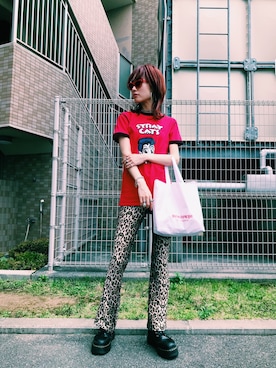 「jouetie（ジュエティ）のイージーフィットフレアパンツ（その他パンツ）」を使った、jouetie_tsubameさん（レディース・163cm）の夏コーディネート