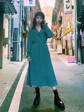 「jouetie（ジュエティ）のアイテム（その他アウター）」を使った、jouetie_tsubameさん（レディース・163cm）の春コーディネート