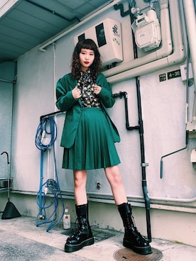 「アイテム（テーラードジャケット）」を使った、jouetie_tsubameさん（レディース・163cm）の夏コーディネート