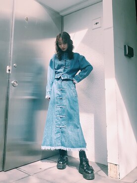 「jouetie（ジュエティ）のアイテム（セットアップ）」を使った、jouetie_tsubameさん（レディース・163cm）の秋コーディネート