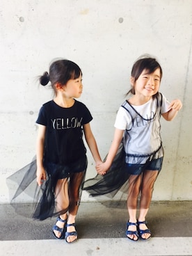 ひよ。こは。さん（キッズ・110cm）の春コーディネート