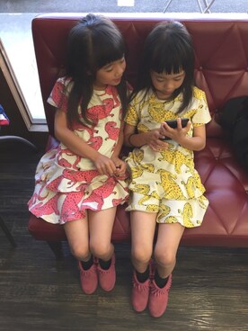 ひよ。こは。さん（キッズ・110cm）の春コーディネート