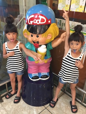 ひよ。こは。さん(キッズ・110cm)の夏コーディネート