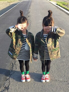 ひよ。こは。さん（キッズ・110cm）の春コーディネート