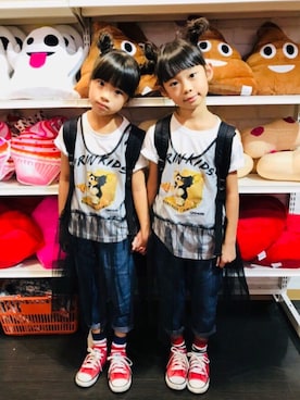 ひよ。こは。さん（キッズ・110cm）の秋コーディネート