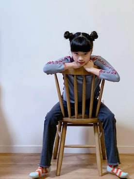 ひよ。こは。さん(キッズ・131cm)の冬コーディネート