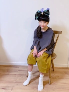 ひよ。こは。さん(キッズ・131cm)の冬コーディネート