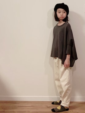 ひよ。こは。さん(キッズ・131cm)の冬コーディネート